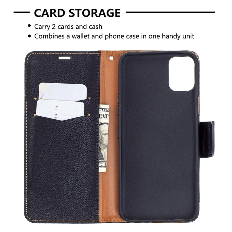 For LG K42 Litchi Texture Pure Color Horizontal Flip Leather Case with Holder & Card Slots & Wallet & Lanyard