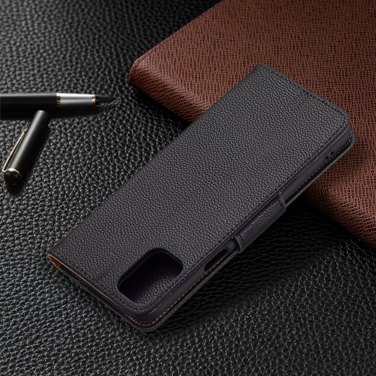 For LG K42 Litchi Texture Pure Color Horizontal Flip Leather Case with Holder & Card Slots & Wallet & Lanyard