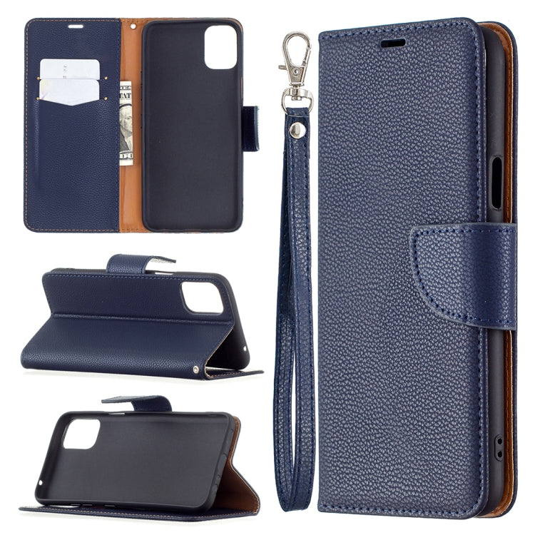 For LG K42 Litchi Texture Pure Color Horizontal Flip Leather Case with Holder & Card Slots & Wallet & Lanyard