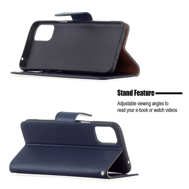 For LG K42 Litchi Texture Pure Color Horizontal Flip Leather Case with Holder & Card Slots & Wallet & Lanyard