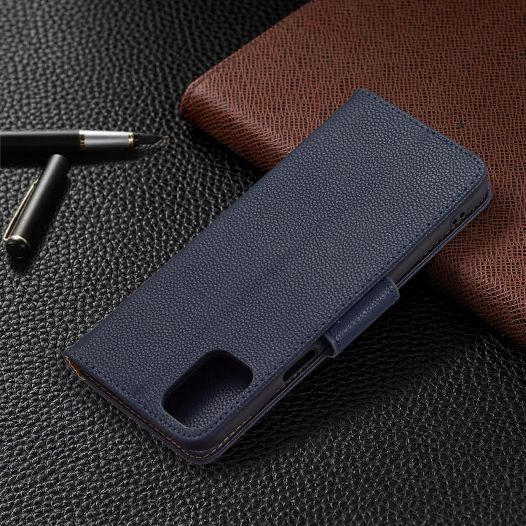 For LG K42 Litchi Texture Pure Color Horizontal Flip Leather Case with Holder & Card Slots & Wallet & Lanyard