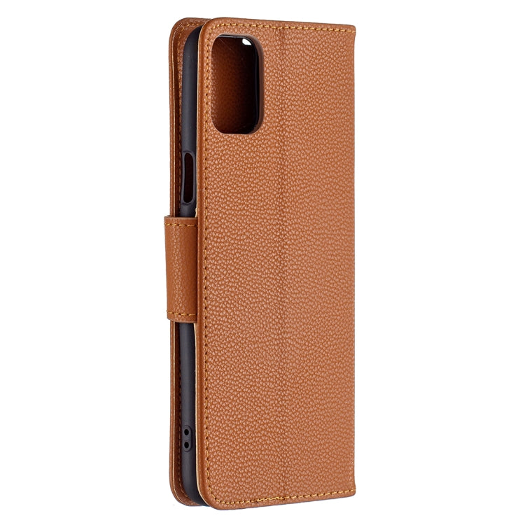 For LG K42 Litchi Texture Pure Color Horizontal Flip Leather Case with Holder & Card Slots & Wallet & Lanyard