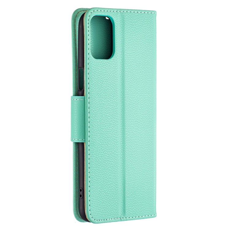 For LG K42 Litchi Texture Pure Color Horizontal Flip Leather Case with Holder & Card Slots & Wallet & Lanyard