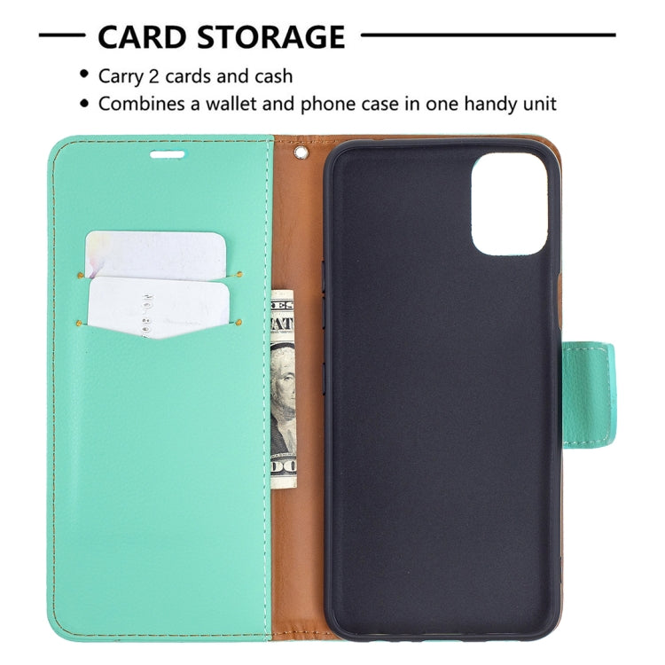 For LG K42 Litchi Texture Pure Color Horizontal Flip Leather Case with Holder & Card Slots & Wallet & Lanyard