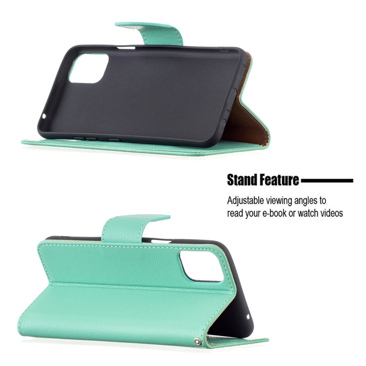 For LG K42 Litchi Texture Pure Color Horizontal Flip Leather Case with Holder & Card Slots & Wallet & Lanyard