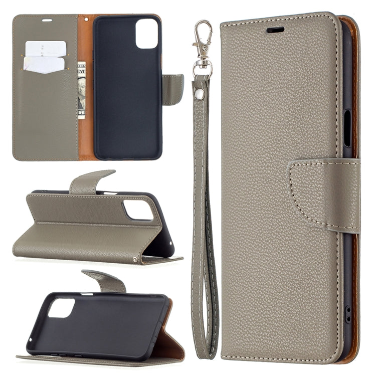For LG K42 Litchi Texture Pure Color Horizontal Flip Leather Case with Holder & Card Slots & Wallet & Lanyard