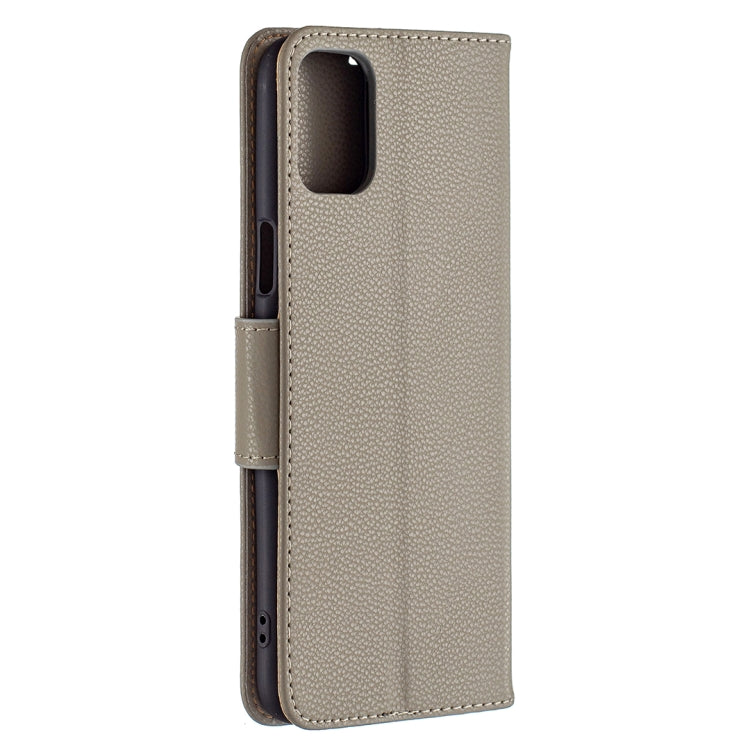 For LG K42 Litchi Texture Pure Color Horizontal Flip Leather Case with Holder & Card Slots & Wallet & Lanyard