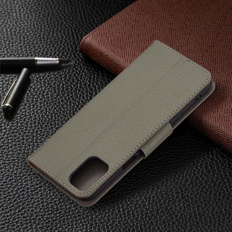 For LG K42 Litchi Texture Pure Color Horizontal Flip Leather Case with Holder & Card Slots & Wallet & Lanyard