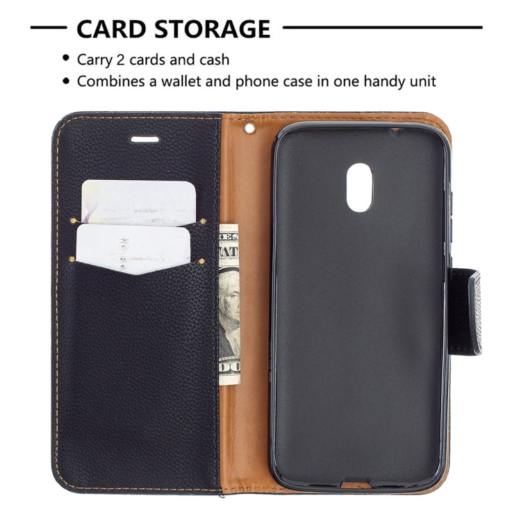 For Nokia C1 Plus Litchi Texture Pure Color Horizontal Flip Leather Case with Holder & Card Slots & Wallet & Lanyard