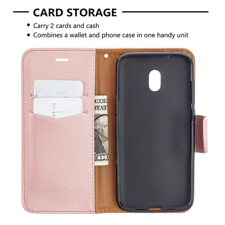 For Nokia C1 Plus Litchi Texture Pure Color Horizontal Flip Leather Case with Holder & Card Slots & Wallet & Lanyard