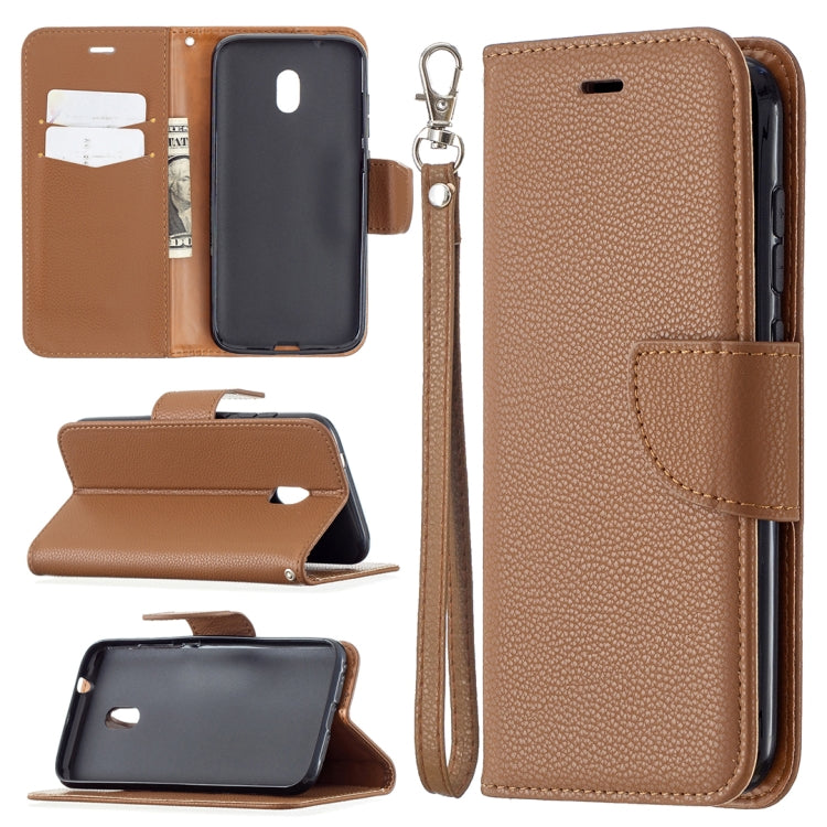 For Nokia C1 Plus Litchi Texture Pure Color Horizontal Flip Leather Case with Holder & Card Slots & Wallet & Lanyard