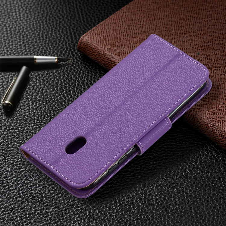 For Nokia C1 Plus Litchi Texture Pure Color Horizontal Flip Leather Case with Holder & Card Slots & Wallet & Lanyard