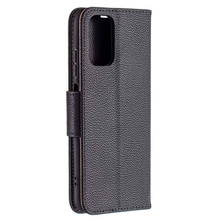 For Xiaomi Redmi Note 10 4G Litchi Texture Pure Color Horizontal Flip Leather Case with Holder & Card Slots & Wallet & Lanyard
