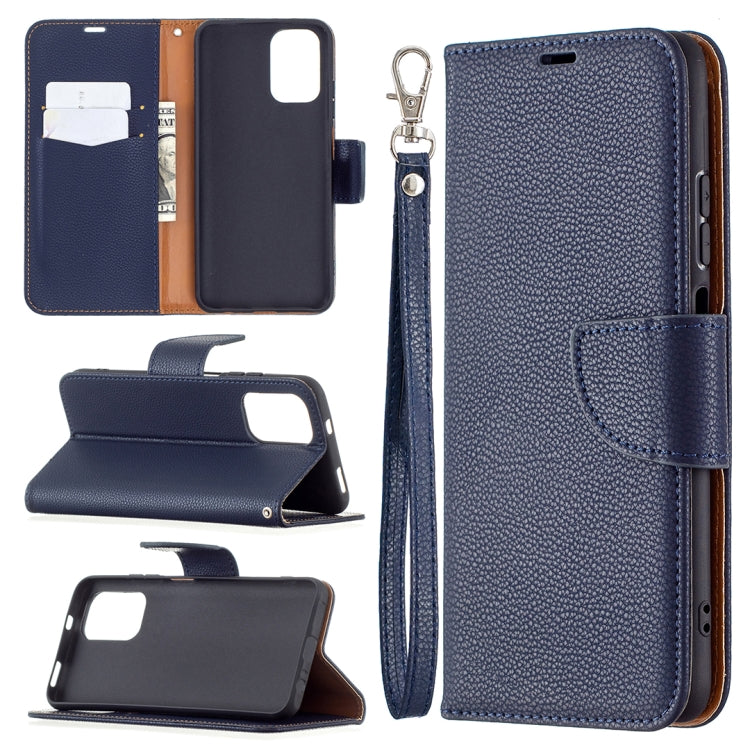 For Xiaomi Redmi Note 10 4G Litchi Texture Pure Color Horizontal Flip Leather Case with Holder & Card Slots & Wallet & Lanyard