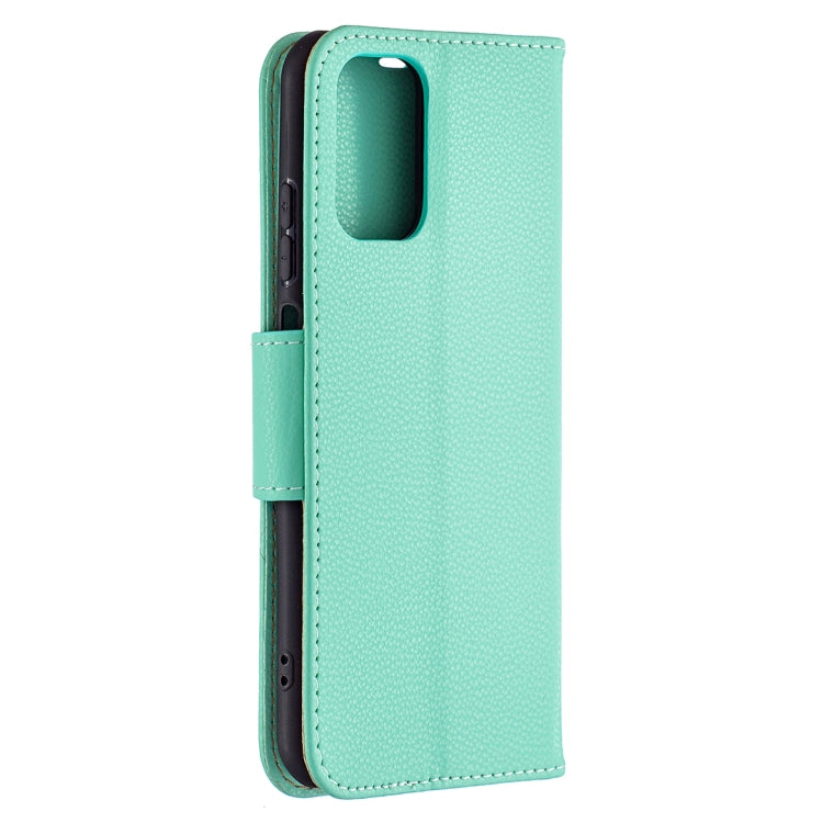 For Xiaomi Redmi Note 10 4G Litchi Texture Pure Color Horizontal Flip Leather Case with Holder & Card Slots & Wallet & Lanyard