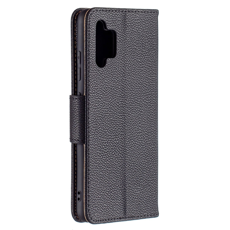 For Samsung Galaxy A32 4G Litchi Texture Pure Color Horizontal Flip Leather Case with Holder & Card Slots & Wallet & Lanyard