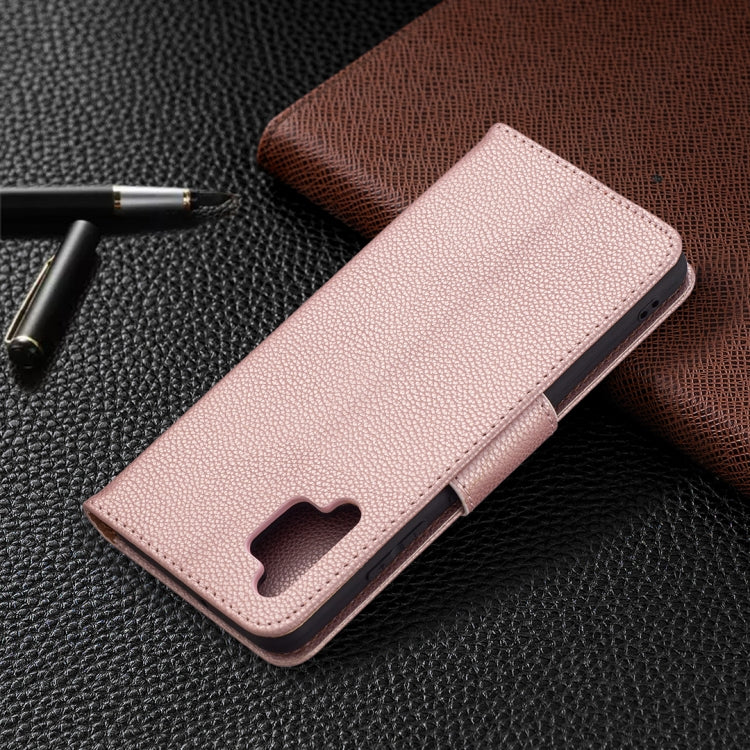 For Samsung Galaxy A32 4G Litchi Texture Pure Color Horizontal Flip Leather Case with Holder & Card Slots & Wallet & Lanyard