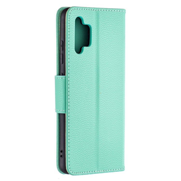 For Samsung Galaxy A32 4G Litchi Texture Pure Color Horizontal Flip Leather Case with Holder & Card Slots & Wallet & Lanyard
