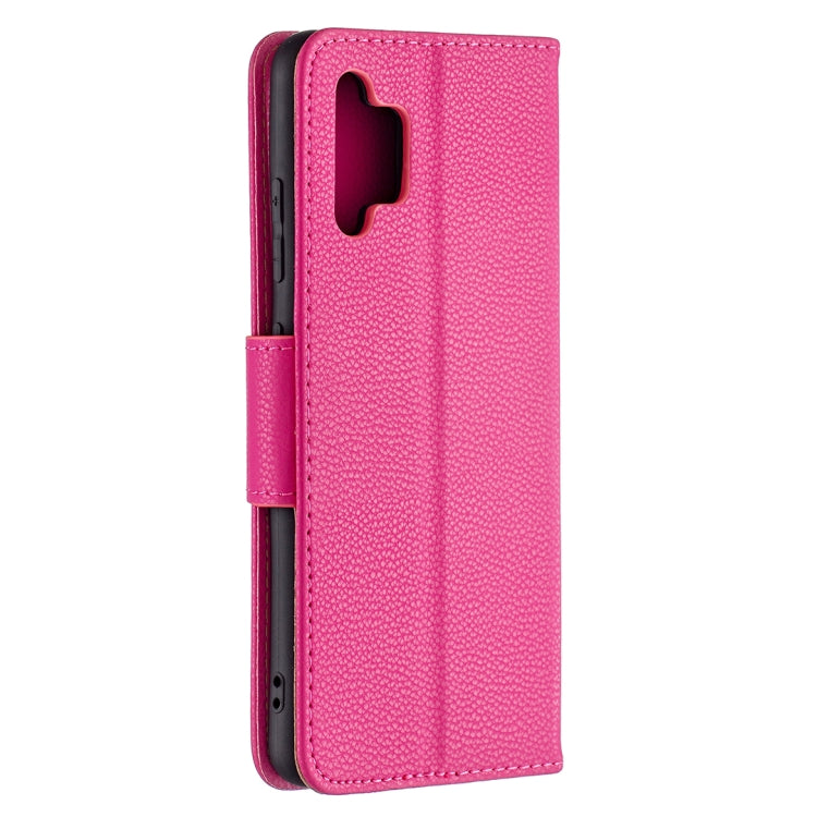 For Samsung Galaxy A32 4G Litchi Texture Pure Color Horizontal Flip Leather Case with Holder & Card Slots & Wallet & Lanyard