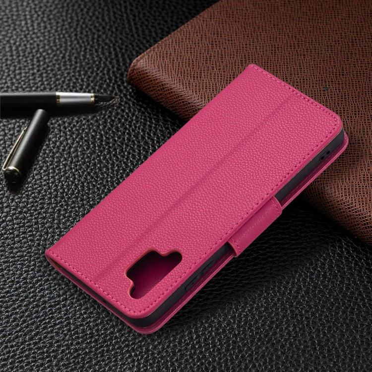 For Samsung Galaxy A32 4G Litchi Texture Pure Color Horizontal Flip Leather Case with Holder & Card Slots & Wallet & Lanyard