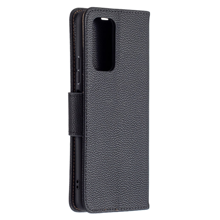 For Xiaomi Redmi Note 10 Pro Litchi Texture Pure Color Horizontal Flip Leather Case with Holder & Card Slots & Wallet & Lanyard
