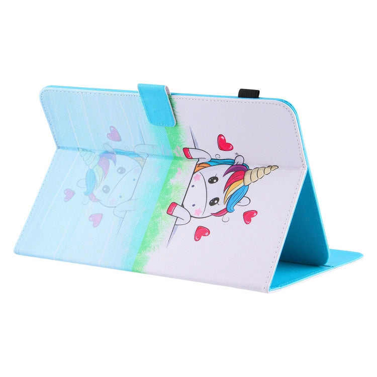 Universal Colored Drawing Horizontal Flip PU Leather Case with Holder & Card Slots & Wallet, Specification:7 inch
