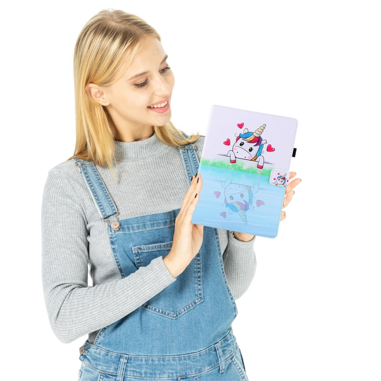 Universal Colored Drawing Horizontal Flip PU Leather Case with Holder & Card Slots & Wallet, Specification:7 inch