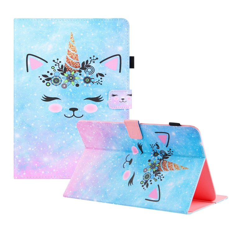 Universal Colored Drawing Horizontal Flip PU Leather Case with Holder & Card Slots & Wallet, Specification:7 inch