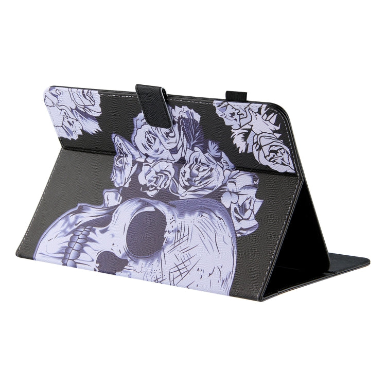 Universal Colored Drawing Horizontal Flip PU Leather Case with Holder & Card Slots & Wallet, Specification:7 inch