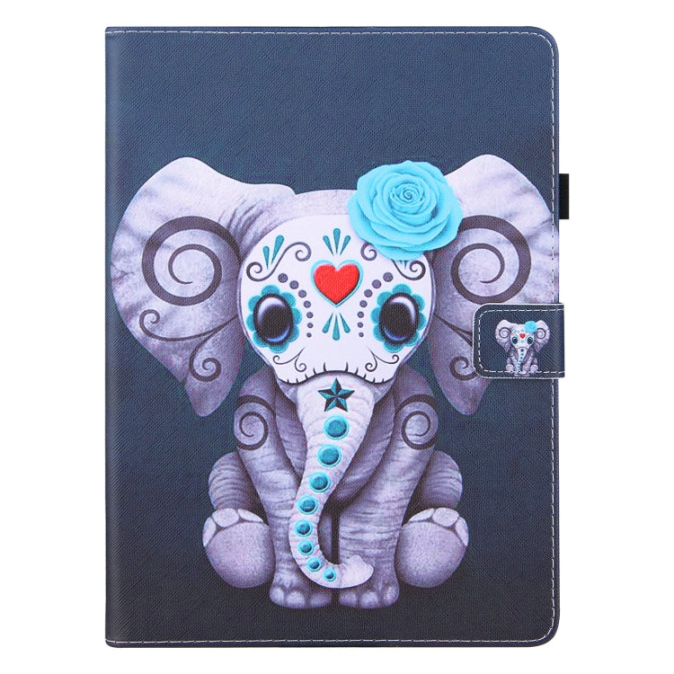 Universal Colored Drawing Horizontal Flip PU Leather Case with Holder & Card Slots & Wallet, Specification:7 inch