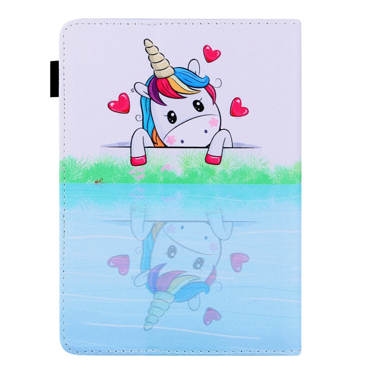 Universal Colored Drawing Horizontal Flip PU Leather Case with Holder & Card Slots & Wallet, Specification:8 inch