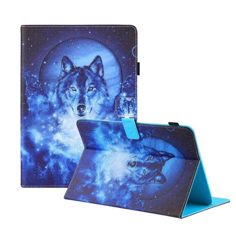 Universal Colored Drawing Horizontal Flip PU Leather Case with Holder & Card Slots & Wallet, Specification:8 inch