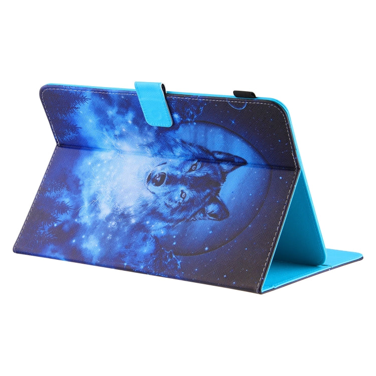 Universal Colored Drawing Horizontal Flip PU Leather Case with Holder & Card Slots & Wallet, Specification:8 inch