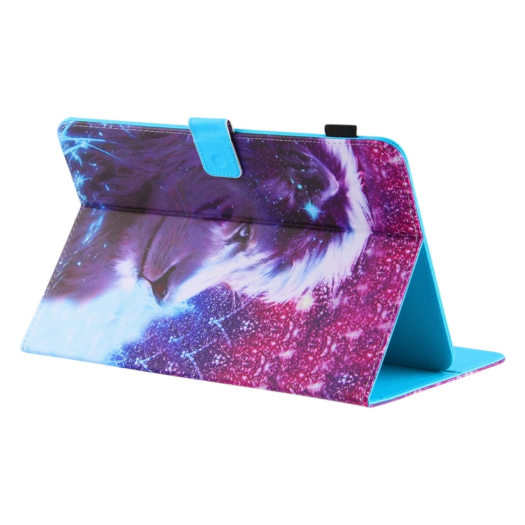 Universal Colored Drawing Horizontal Flip PU Leather Case with Holder & Card Slots & Wallet, Specification:8 inch