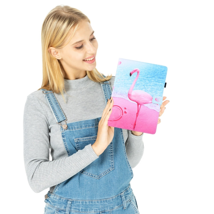 Universal Colored Drawing Horizontal Flip PU Leather Case with Holder & Card Slots & Wallet, Specification:8 inch