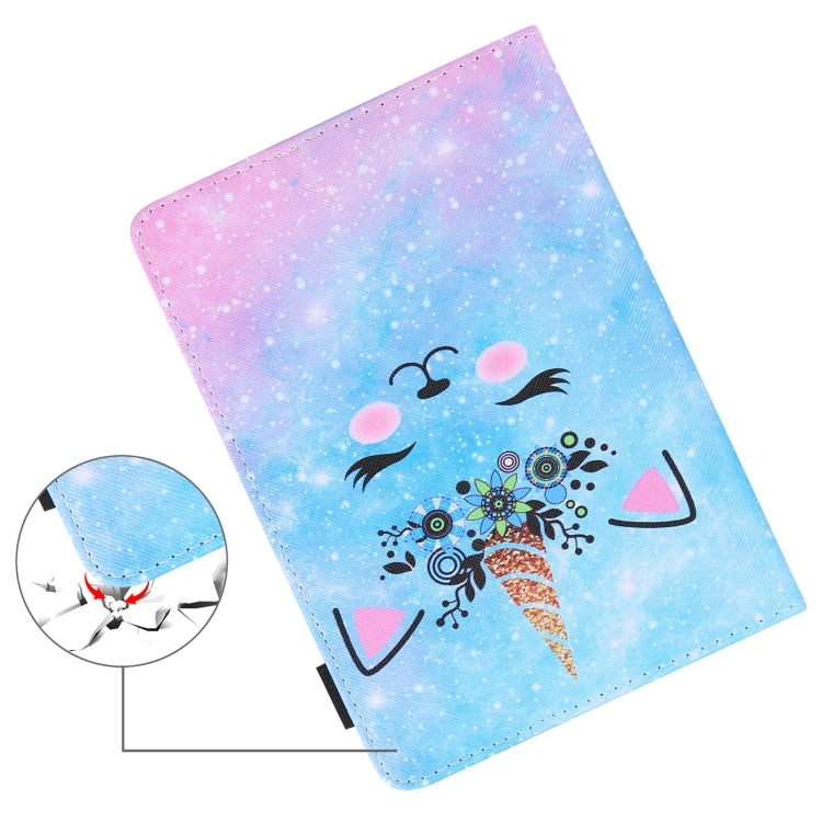 Universal Colored Drawing Horizontal Flip PU Leather Case with Holder & Card Slots & Wallet, Specification:8 inch