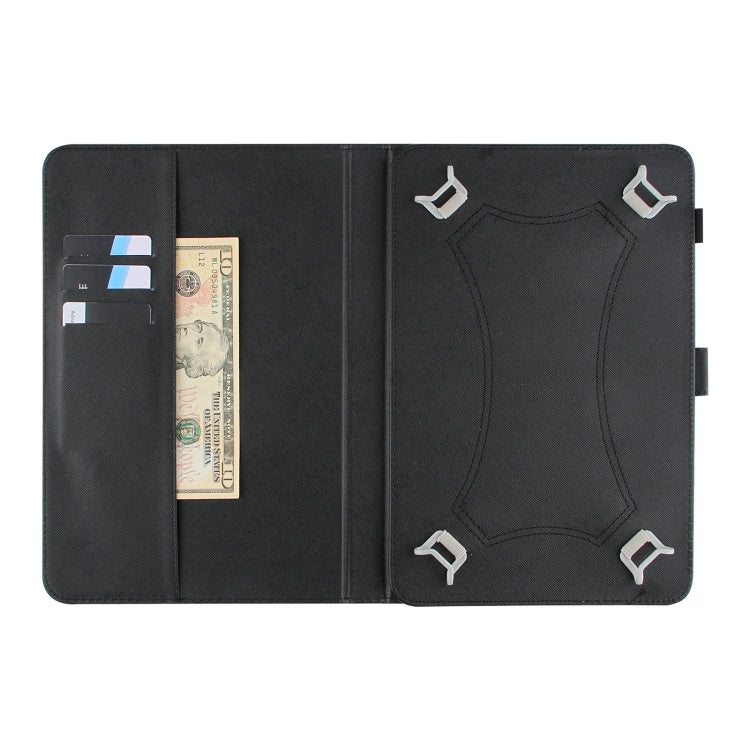 Universal Colored Drawing Horizontal Flip PU Leather Case with Holder & Card Slots & Wallet, Specification:8 inch