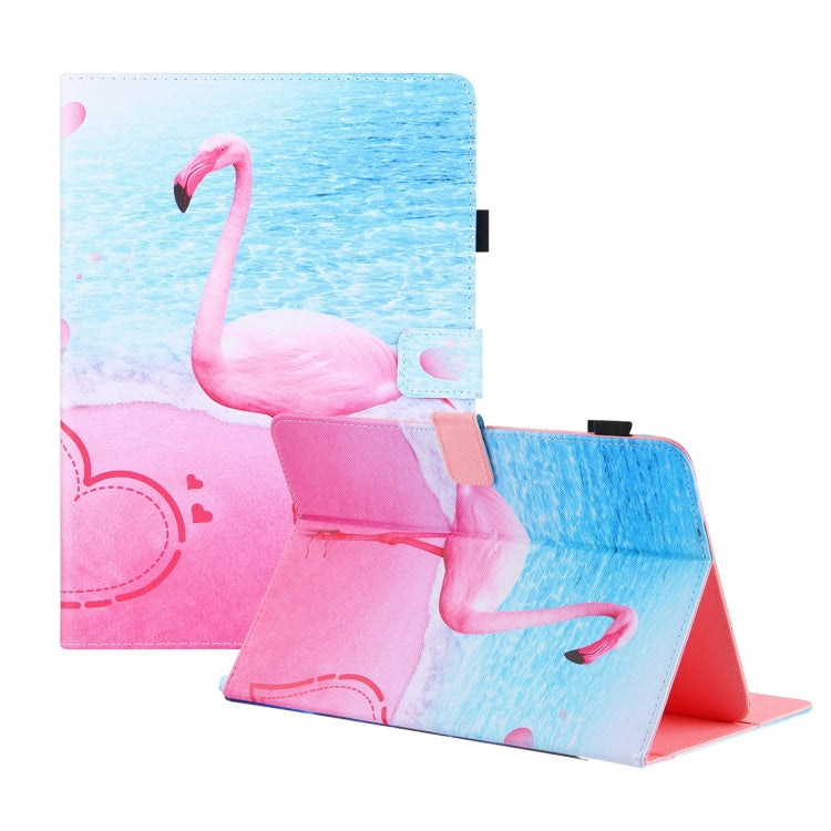 Universal Colored Drawing Horizontal Flip PU Leather Case with Holder & Card Slots & Wallet, Specification:10 inch