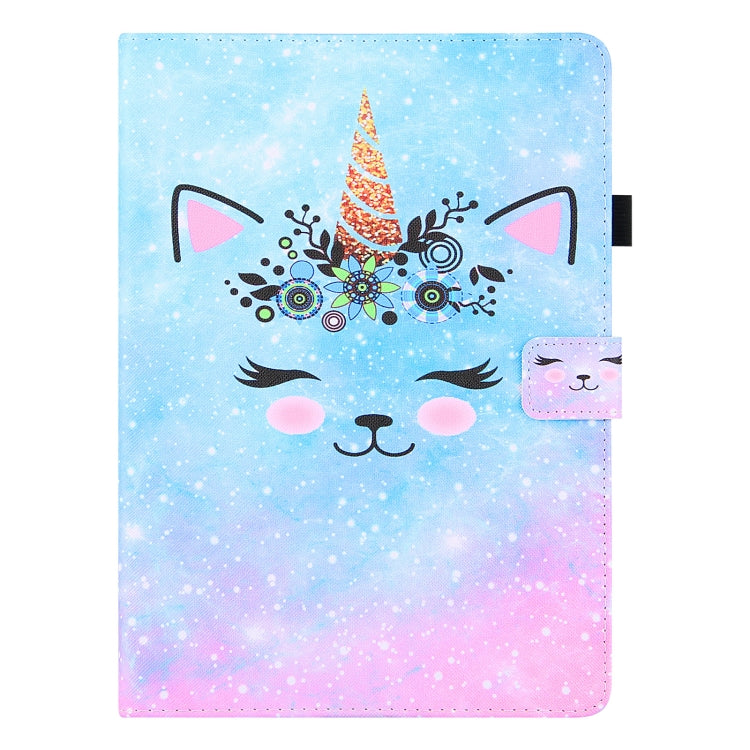 Universal Colored Drawing Horizontal Flip PU Leather Case with Holder & Card Slots & Wallet, Specification:10 inch