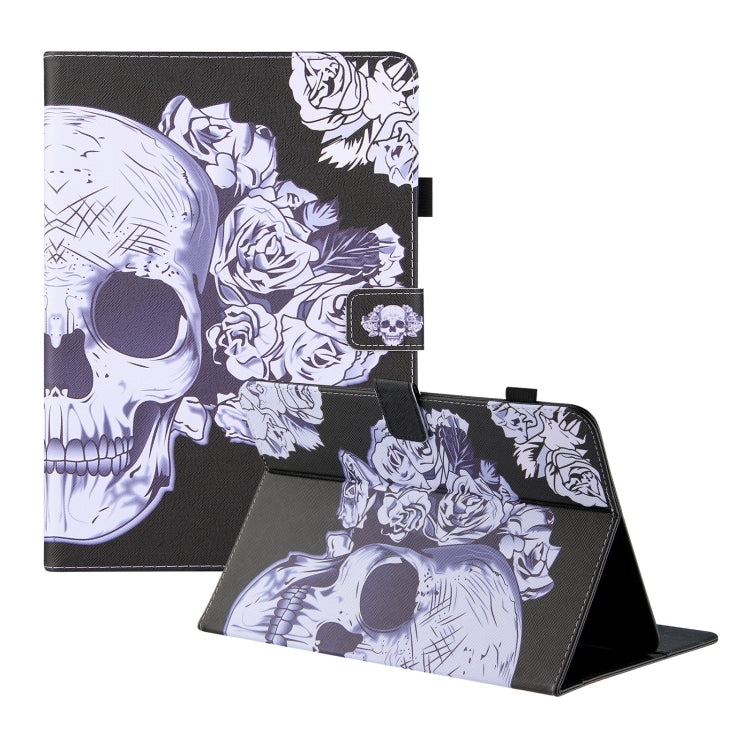 Universal Colored Drawing Horizontal Flip PU Leather Case with Holder & Card Slots & Wallet, Specification:10 inch