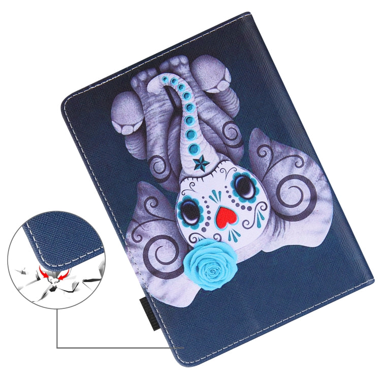 Universal Colored Drawing Horizontal Flip PU Leather Case with Holder & Card Slots & Wallet, Specification:10 inch
