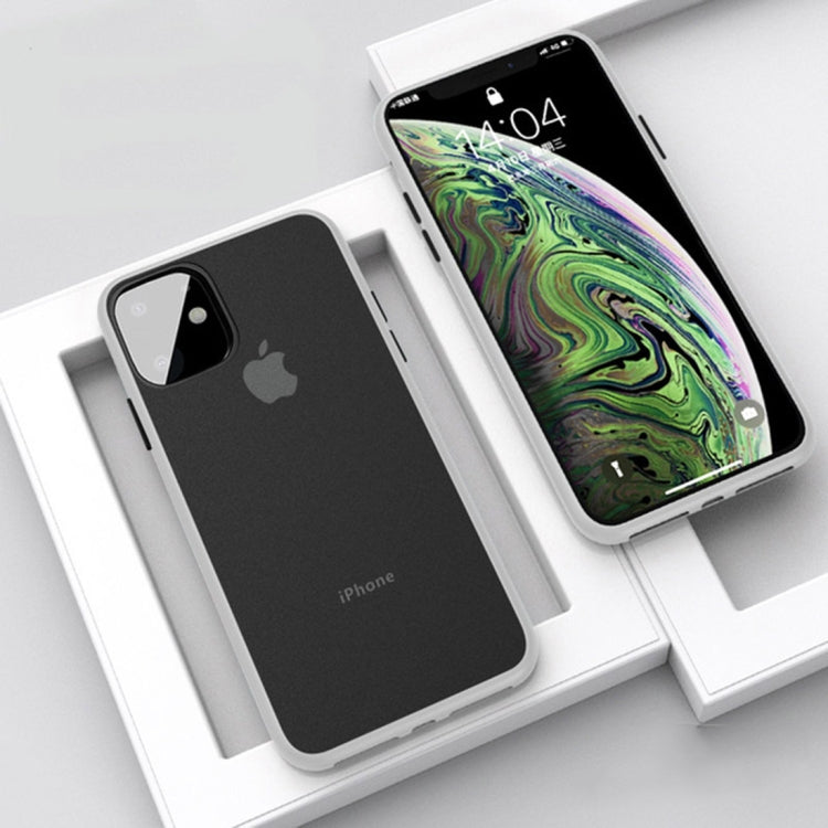 For iPhone 11 CAFELE Gorgeous Series Silicone Frame + Matte PC Board Full Coverage Anti-fall Phone Protective Case