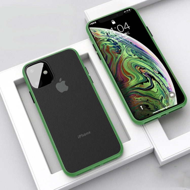 For iPhone 11 Pro Max CAFELE Gorgeous Series Silicone Frame + Matte PC Board Full Coverage Anti-fall Phone Protective Case