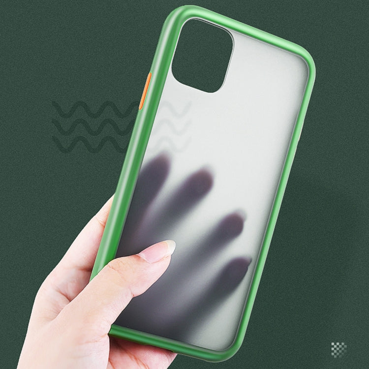 For iPhone 11 Pro Max CAFELE Gorgeous Series Silicone Frame + Matte PC Board Full Coverage Anti-fall Phone Protective Case