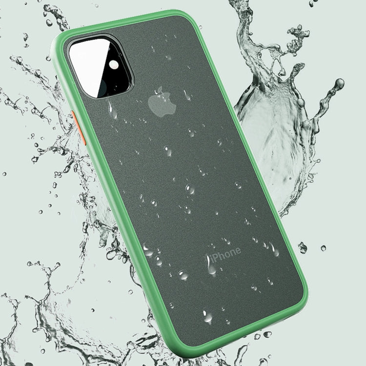 For iPhone 11 Pro Max CAFELE Gorgeous Series Silicone Frame + Matte PC Board Full Coverage Anti-fall Phone Protective Case
