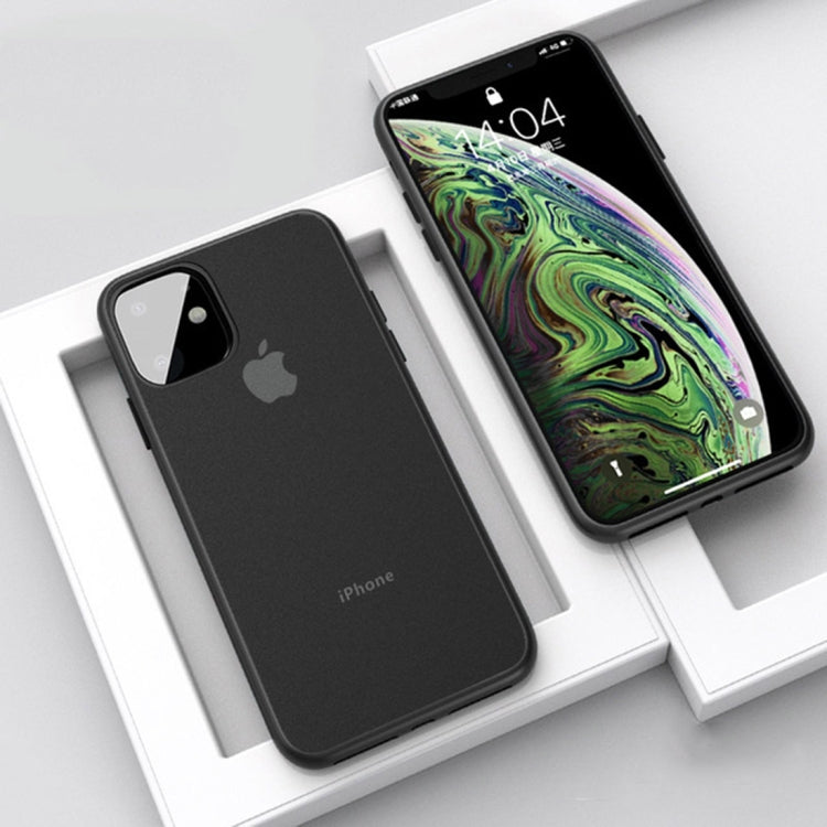 For iPhone 11 Pro Max CAFELE Gorgeous Series Silicone Frame + Matte PC Board Full Coverage Anti-fall Phone Protective Case
