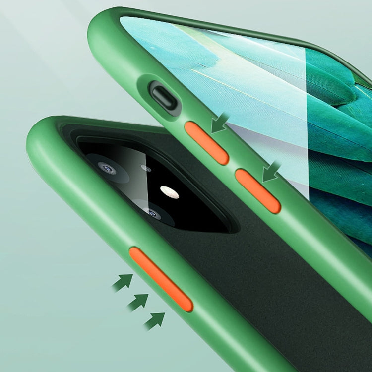 For iPhone 11 Pro Max CAFELE Gorgeous Series Silicone Frame + Matte PC Board Full Coverage Anti-fall Phone Protective Case
