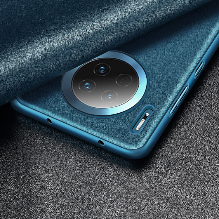 For Huawei Mate 30 Magnetic Side Window View Shockproof Horizontal Flip Leather Smart Case