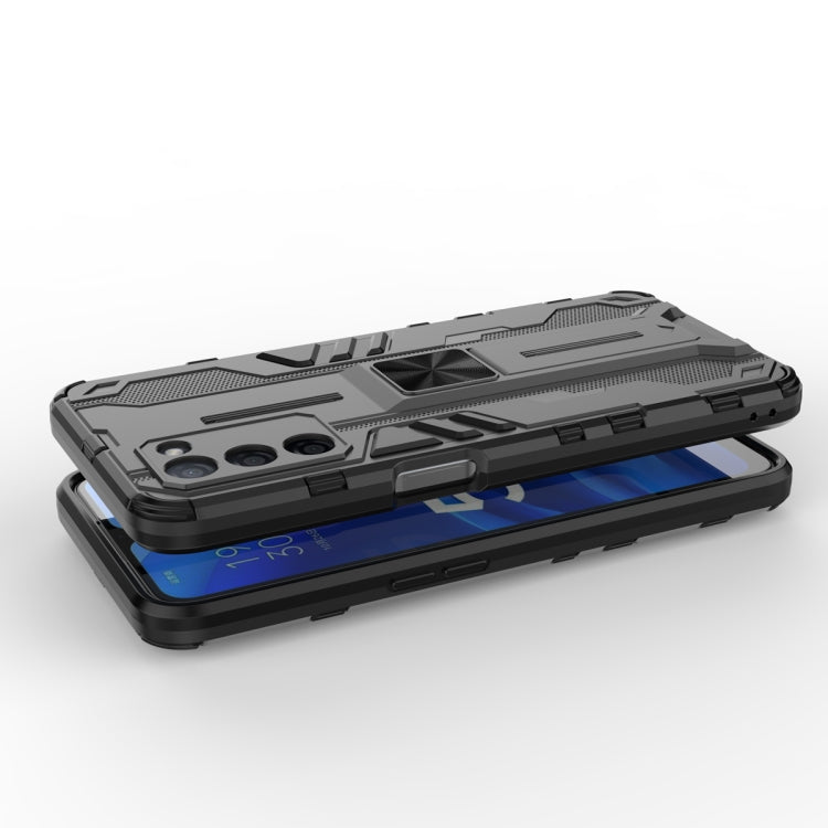 For OPPO A55 5G Supersonic PC + TPU Shock-proof Protective Case with Holder