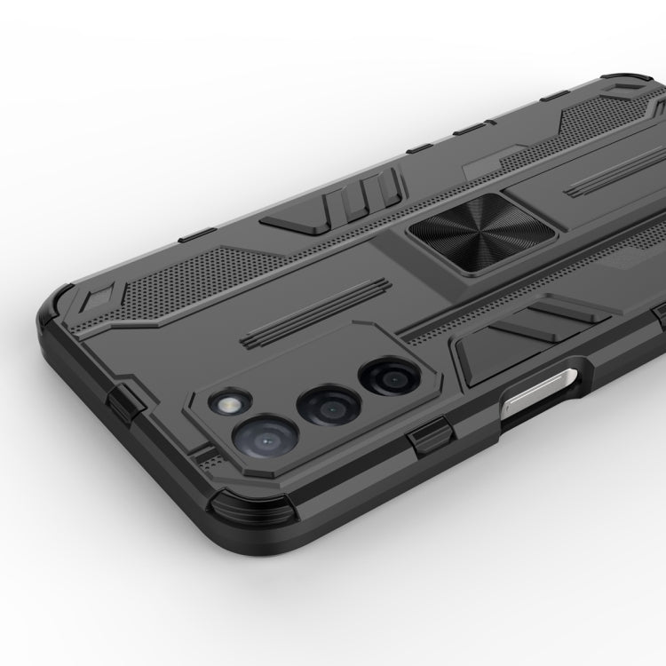 For OPPO A55 5G Supersonic PC + TPU Shock-proof Protective Case with Holder